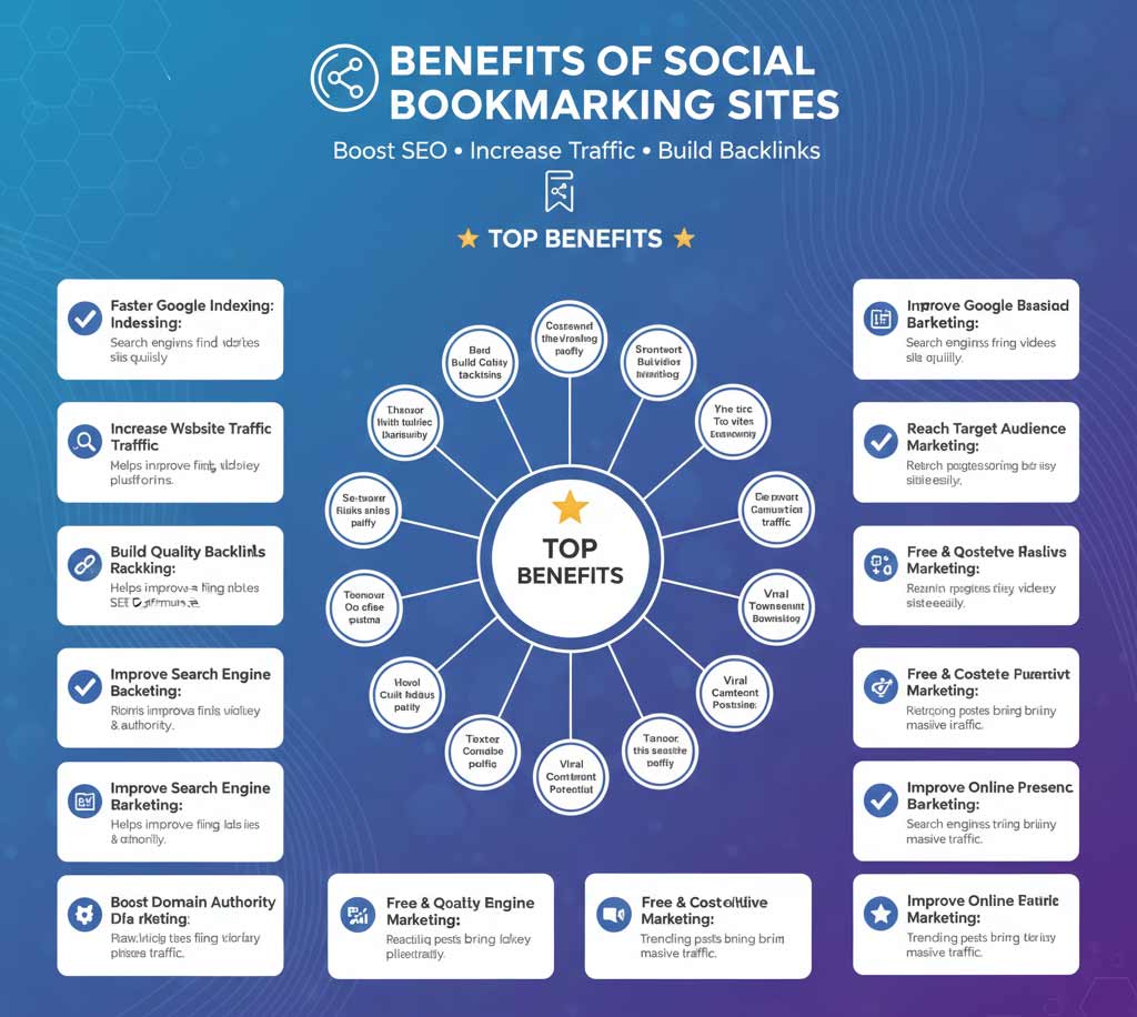 benefits of social bookmarking sites