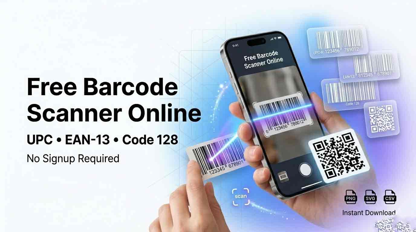 Free Barcode Scanner online